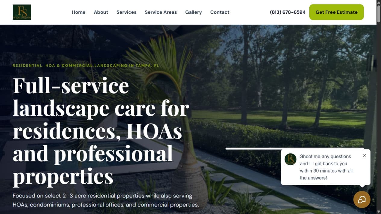 Fuenmayor Service website preview